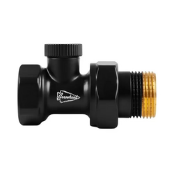 Клапан Arrowhead Element запорный радиаторный прямой Ду20 чёрный