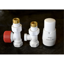 Комплект подключения термостатический VARIO Elegant 1/2-1/2 прямой белый