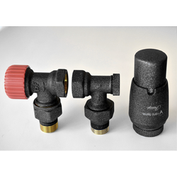 Комплект подключения термостатический VARIO Elegant 1/2-1/2 угл темный графит структурный