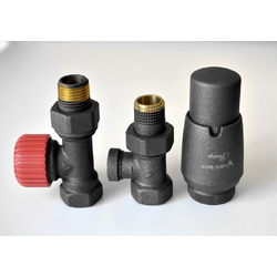 Комплект подключения термостатический VARIO Elegant 1/2-1/2 прямой графит структурный